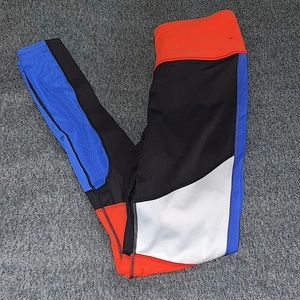 ** Colorblock Power Leggings ** NWOT